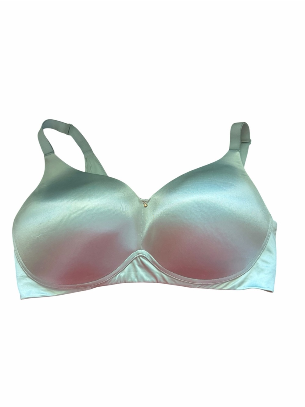 Cacique Satin Molded Underwire Bra in Mint Green